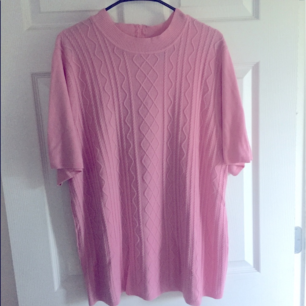 Maggie Barnes S/S Sweater 2X (22/24) Pink 💕